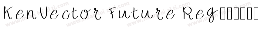 KenVector Future Reg字体转换